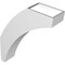 Ekena Millwork 5 1/2-in. W x 20-in. D x 26-in. H Thorton Architectural Grade PVC Knee Brace BRCP055X20X26THR - alternate 3
